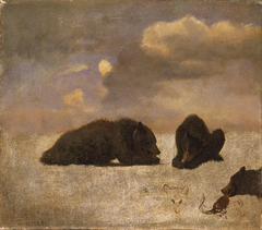 Grizzly Bears by Albert Bierstadt