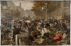 Halles by Léon Augustin Lhermitte