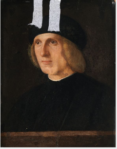 Head of a Gentleman by Giovanni Bellini