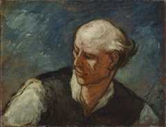 Head of a Man by Honoré Daumier