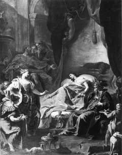 Healing of Saint Antiochus (Pittoni) by Giambattista Pittoni