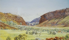 Heavitree Gap by Albert Namatjira