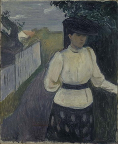 Inger in a White Blouse by Edvard Munch