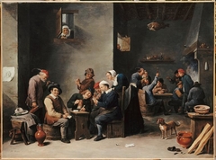 Interior of a Tavern: Card Game by David Teniers the Younger