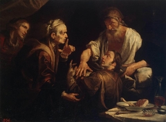 Isaac Blessing Jacob by Gioacchino Assereto