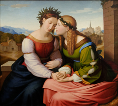 Italia and Germania by Johann Friedrich Overbeck