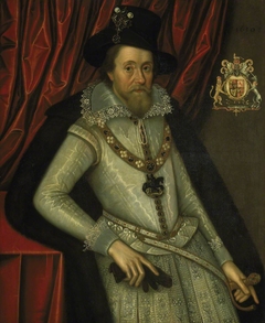 James I, 1566-1625 by John de Critz