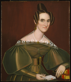 Jeannette Woolley, later Mrs. John Vincent Storm by Ammi Phillips