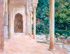 John Singer Sargent - The Loggia - ABDAG003837 by John Singer Sargent