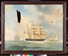 Kapt. Joh: Schrier / Barkschip Jannetje by anonymous painter