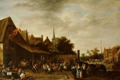 Kermis Outside an Inn by David Teniers the Younger