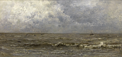 La Mer, Temps Gris by Charles-François Daubigny