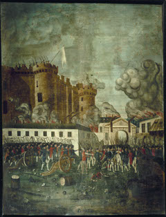 La Prise de la Bastille. Arrestation de M. de Launay by Alexandre Dubois-Drahonet