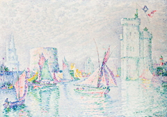 La Rochelle, Leaving the harbourg by Paul Signac