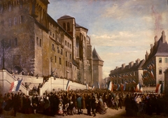 La votation en 1860 by Louis Houssot