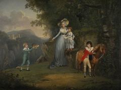 Lady Honyman and her family by Alexander Nasmyth