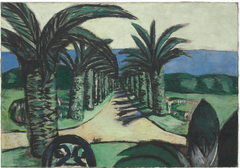 Landscape, Cannes by Max Beckmann