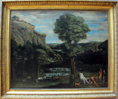 Landscape with Hercules and Acheloüs by Domenichino