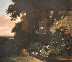 Landscape with Plants, Insects and a Squirrel by Abraham Begeyn