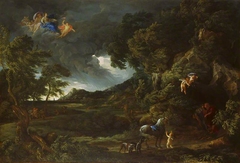 Landscape with the Union of Dido and Aeneas by Gaspard Dughet