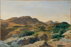 Landschaft im Sabinergebirge by Carl Schuch