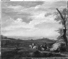 Landschaft mit Reitern by Salvator Rosa