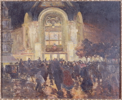 Le cinéma Gaumont-Palace, place de Clichy, vers 1913 by Louis Abel-Truchet