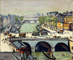 Le Pont Saint-Michel (LACMA) by Albert Marquet