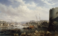 Le port de Brest by Antoine Léon Morel-Fatio