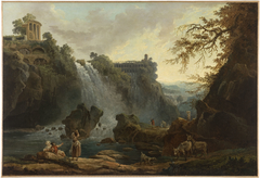 Les Cascatelles de Tivoli by Hubert Robert