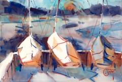 Ligurian Boats (4) by Daniel Novotny