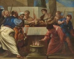 Los israelitas celebrando la Pascua by Juan Antonio de Frías y Escalante