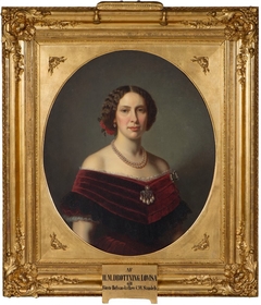 Lovisa (1828-1871), princess of the Netherlands, queen of Sweden and Norway, married to Karl XV, king of Sweden and Norway by Amalia Lindegren