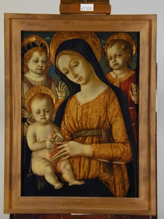 Madonna and Child with Angels by Matteo di Giovanni