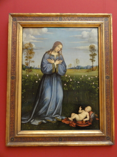 Madonna im Rosenhag by Francesco Francia