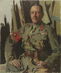 MAJOR GENERAL SIR HENRY BURSTALL, KCB, COMMANDER OF THE MOST DISTINGUISHED ORDER OF ST MICHEAL AND ST GEORGE by William Orpen