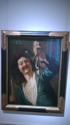 Man with Herring by Christiaen van Couwenbergh