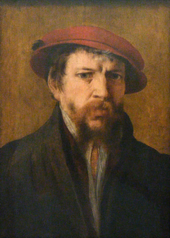 Mann mit roter Mütze by Anonymous