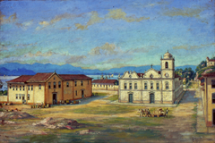 Matriz Colonial de Santos by Benedito Calixto