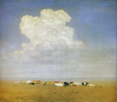 Midday. Herd on the steppe by Arkhip Kuindzhi