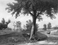 Milford, North Wales, Pennsylvania by Thomas Birch