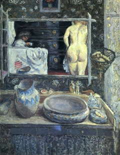 Mirror above a Washstand by Pierre Bonnard