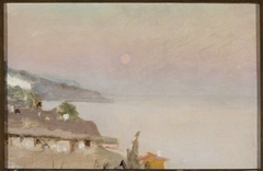 Moonlit evening in Yalta. From the journey to Crimea by Jan Ciągliński