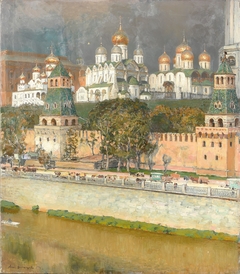 Moscow Kremlin. Cathedrals by Apollinary Vasnetsov