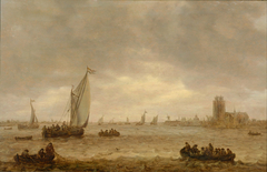 Mouth of the Meuse  (Dordrecht) by Jan van Goyen