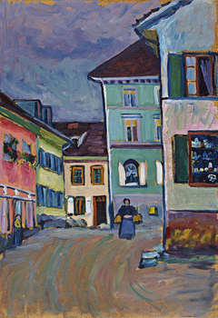 Murnau, Top of the Johannisstrasse by Wassily Kandinsky