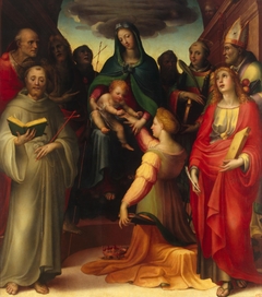 Mystic Marriage of St Catherine by Domenico di Pace Beccafumi