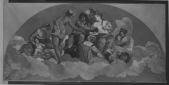 Mythologisch-allegorische Darstellung in der Villa Barbaro (nach Veronese) by August Wolf