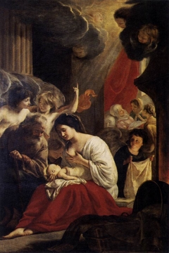 Nativité de la Vierge by Le Nain by Louis Le Nain