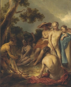 Nymphs and a Satyr by Jan van Noordt